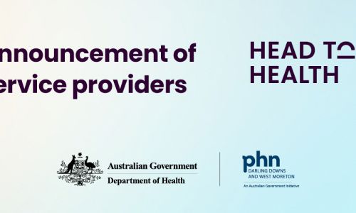 Media Release: Service providers announced for Darling Downs and West Moreton Head to Health network
