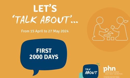 We're 'talking about' the First 2000 Days