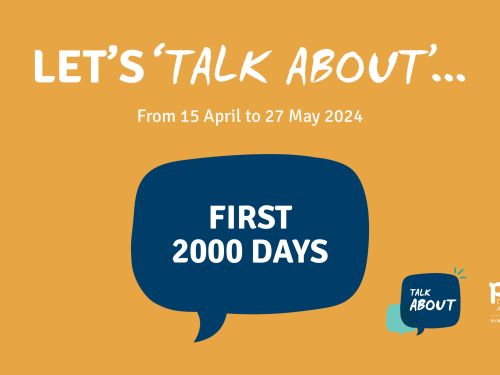 Let’s TALK ABOUT The First 2000 Days
