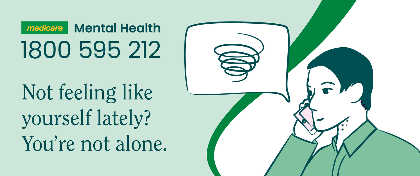 Medicare Mental Health phone line service Image