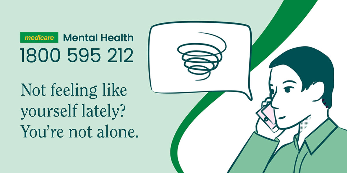 Medicare Mental Health phone line service Image