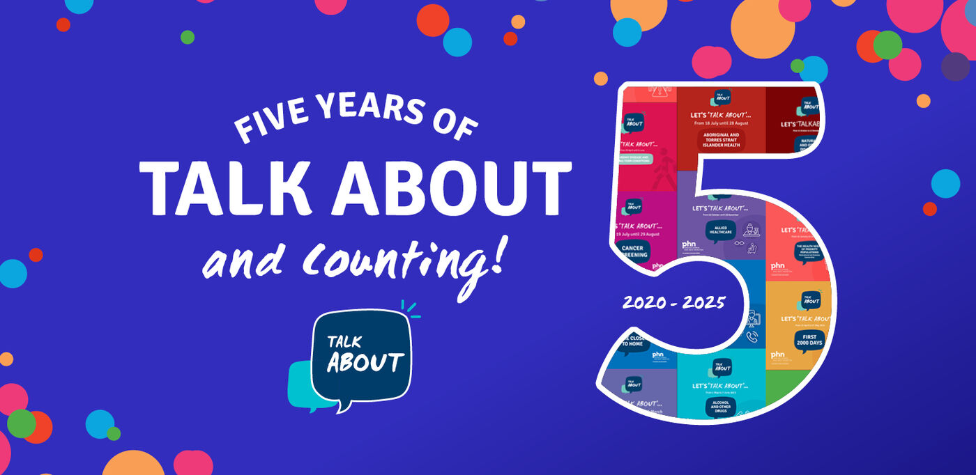 Celebrating five years of TALK ABOUT