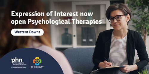 Expression of Interest: Psychological Therapies in Western Downs Image