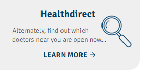Healthdirect button