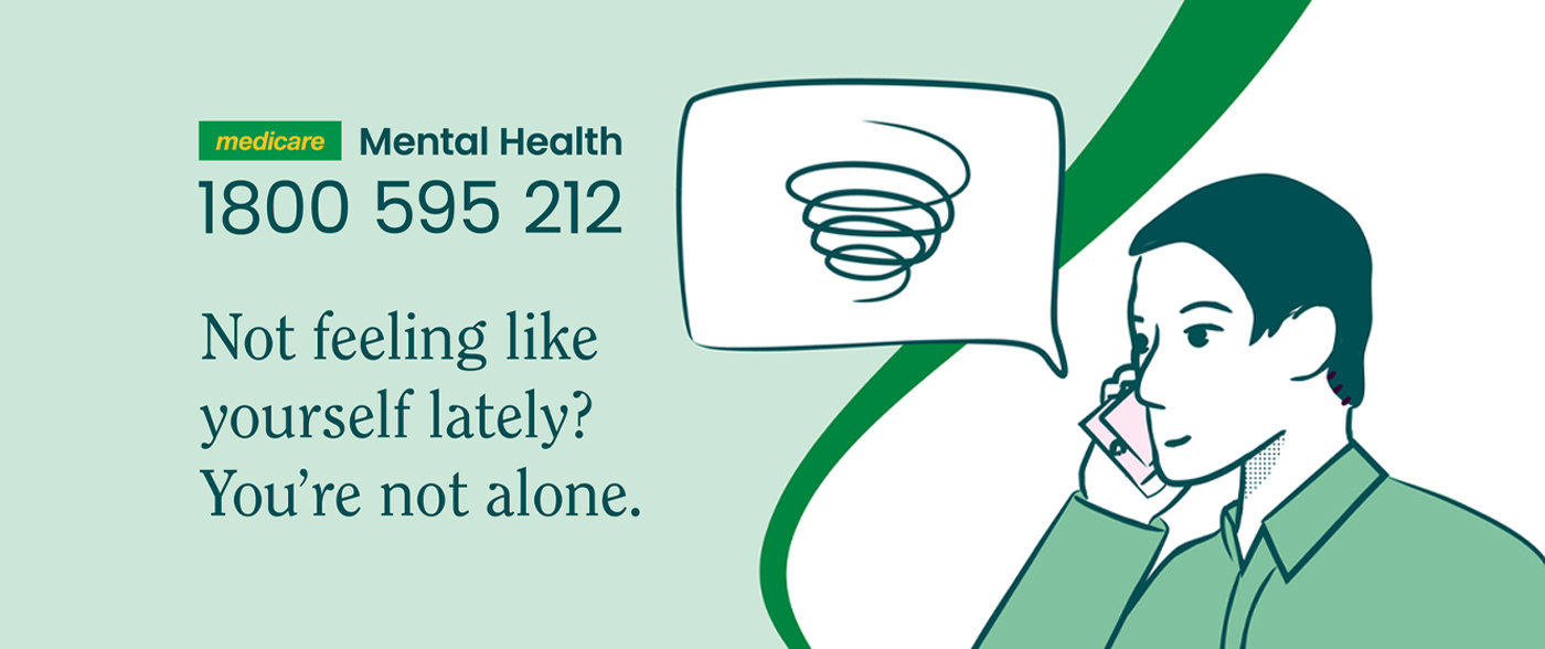 Medicare Mental Health phone line service Image