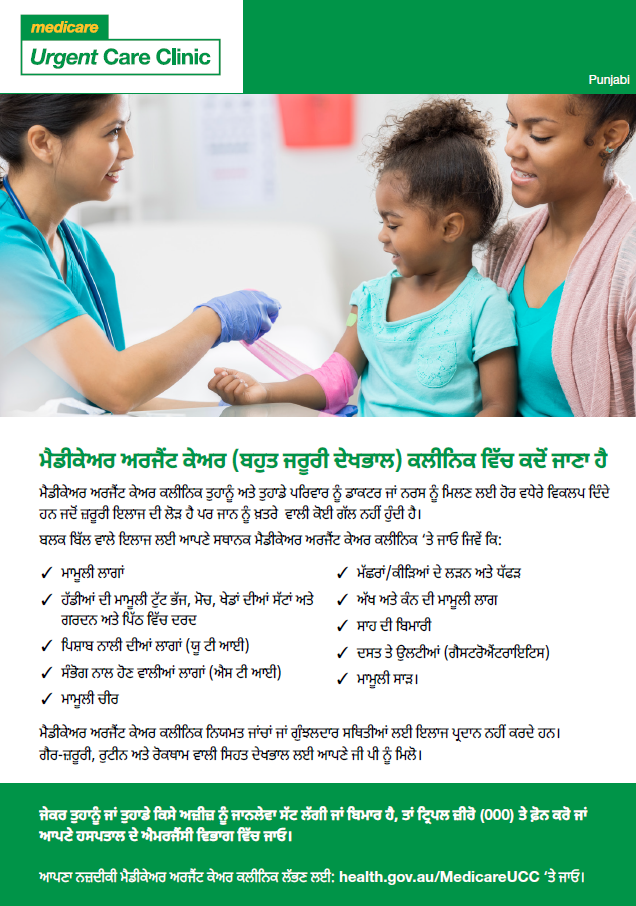 When to visit factsheet punjabi